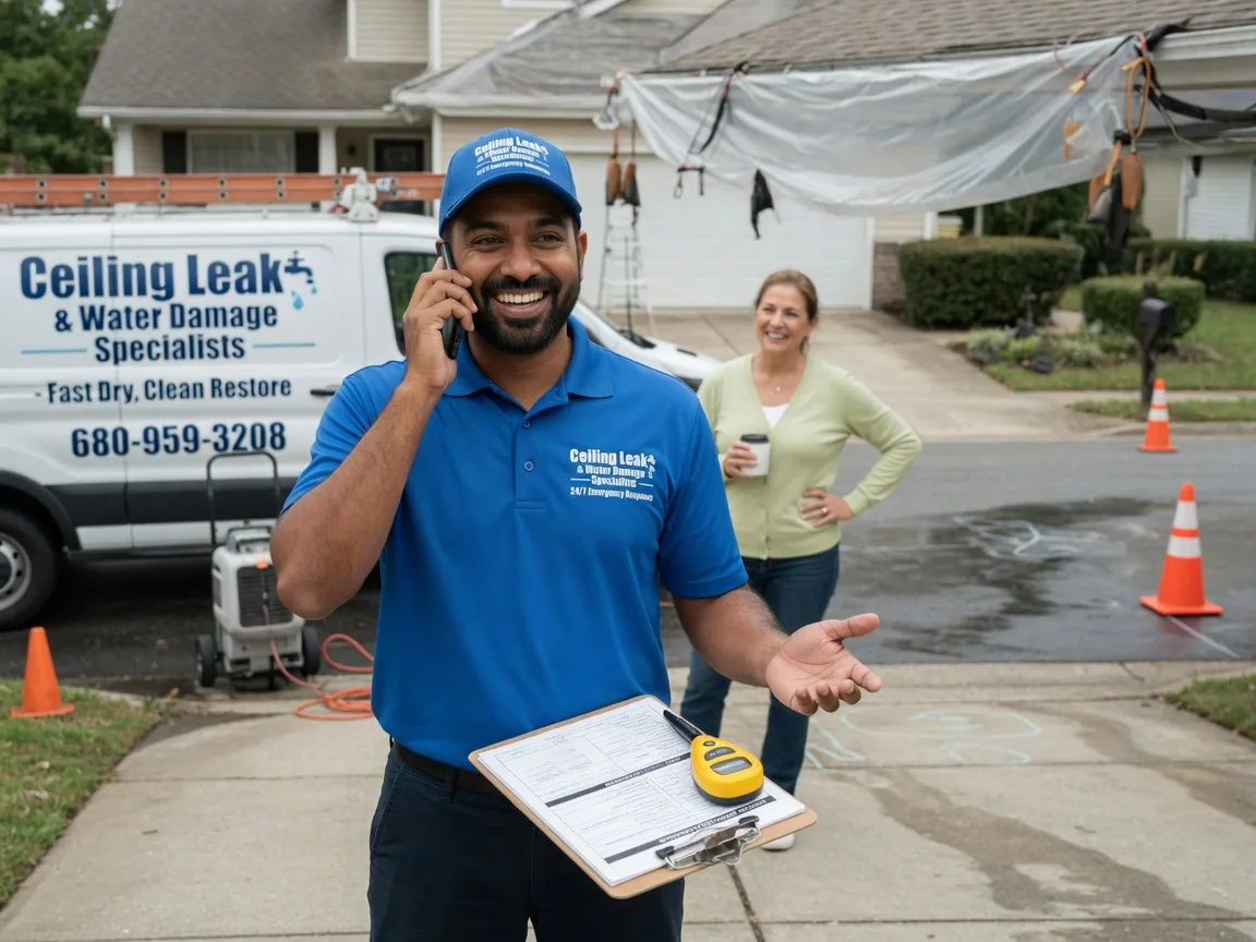Ceiling Leak Cleanup Hasbrouck Heights, NJ FAQs